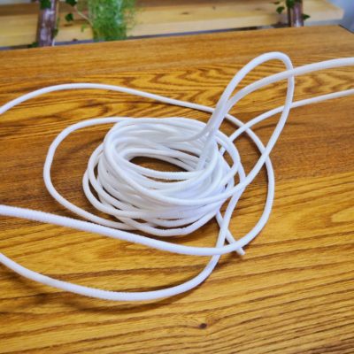White Upholstery Piping Cord
