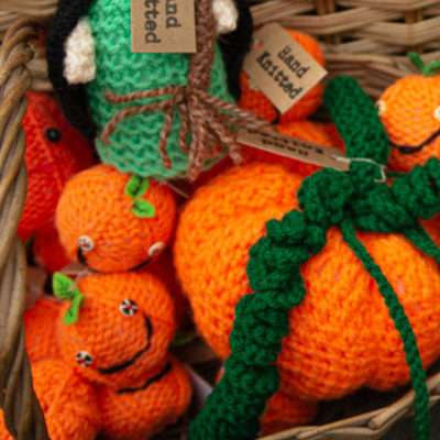 Mini Knitted Pumpkin